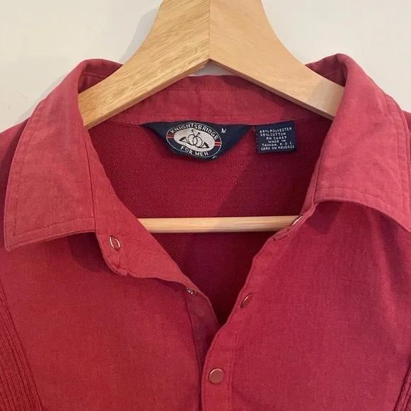 Men's Red Shirt - Picture 2 of 3